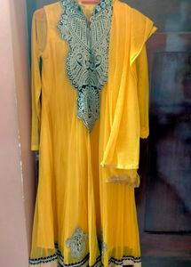 Yellow 💛 Chudidar #netdress