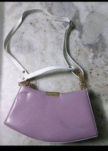 White And Lilac Bag