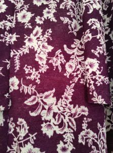 violet Pantaloons floral top