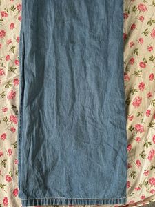 Stylish Wide Leg Denim Jeans