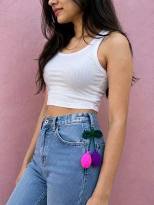 Cute Tulip🌷Crochet Hair Tie