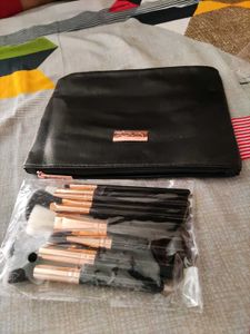 Makeup Brush Set &amp; Pouch