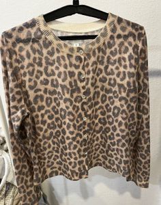 Leopard Print Cardigan