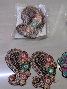 Embroidered Patches for Sarees/Lehengas