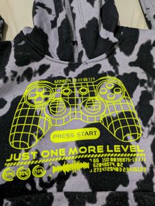 Funky Gamer Print Hoodie
