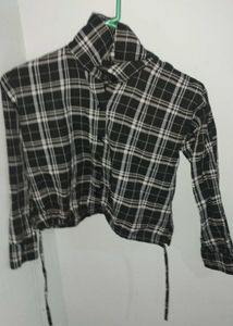 Plaid Cropped Flannel