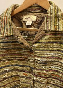 Unique Striped Texture Jacket