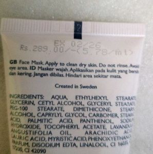 Oriflame Essentials Calming Mask