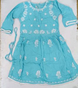 Designer Blue Suit For Kid For 6 To 8 Years