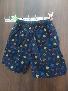 Patterned Casual Shorts pure cotton