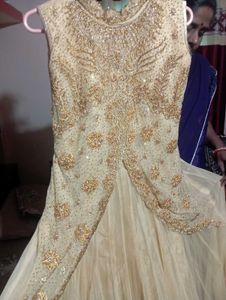 Elegant Embroidered Ethnic Gown
