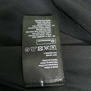 H&amp;M Chic Cold Shoulder Black Mini Dress