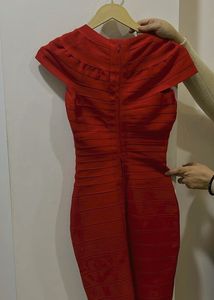 Red Bodycon Mini Dress