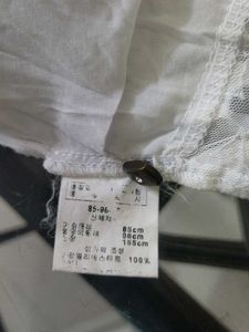 White korean style see through stretchy lace tops.