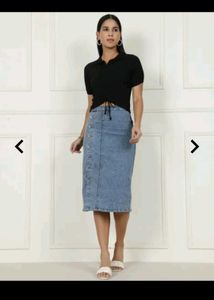 Black Ruched Drawstring Shirt