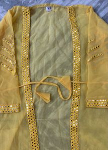 Yellow Embellished Lehenga Set