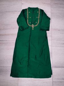 Elegant Emerald Green Kurta
