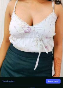 Cami Top with Lace Trim