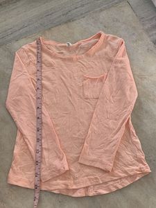 Peach Long Sleeve Top