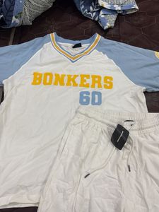 jersey with shorts oversized