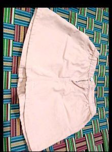 Women's Light Pink Denim Skirt