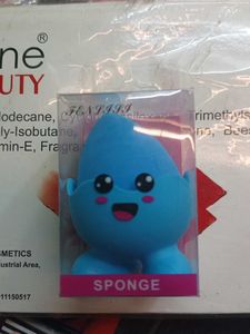 Cute Blue Makeup Sponge