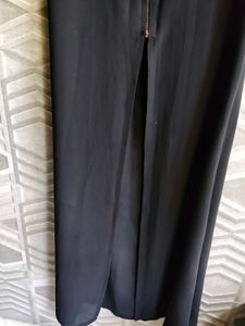 Elegant Black Sleeveless Long Kurta