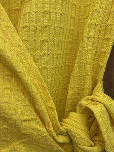Zara Bright Yellow Wrap Playsuit