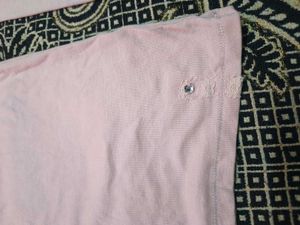Full sleeve peach t-shirt