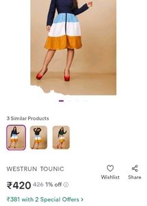 Multi Colour Dress For Summer.. Limited Deal