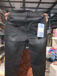 Stylish Black Denim Skirt Jeans 32
