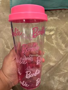 Barbie Pink Travel Tumbler with Lid