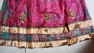 Pink Embroidered Girls' Dress