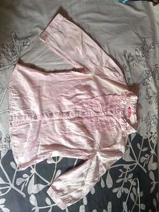 Pink Button-Up Shirt