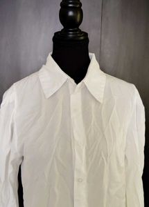 Classic White Button-Down Shirt