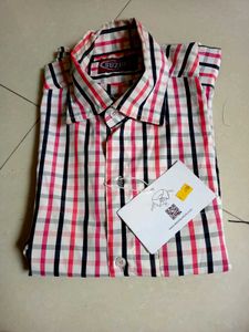 Suzuki Men's Red Checkered Shirt