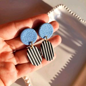 Zebra Stripe Handmade Earrings (Any 1)