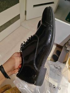 Men's Black Patent Leather Dress Shoes