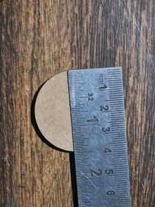 35 piece mdf cutouts 1.5 inch for crafts and DIY
