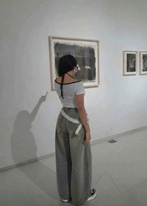 Cute White &amp; Black Cold Shoulder Top