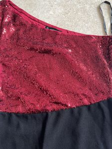 Shein Sequin One Shoulder Dress