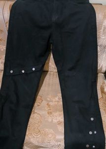 Black Embellished Jeans