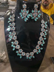 Ad Diamond Necklace Set