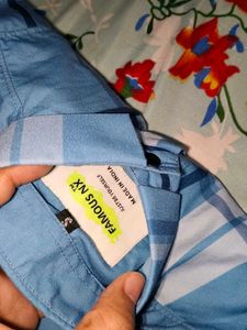 Blue Plaid Boys Shirt