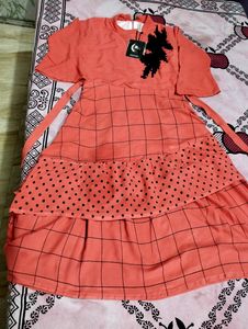 Women New A Line Dresses 👗 With Belt Bottom