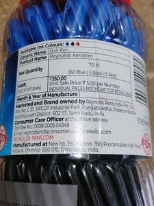 Reynolds Aeroslim Pens Jar (Total 62 Pen)