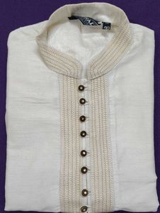 Men's Cream Kurta