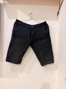 Ts Men's Black Denim Shorts