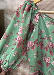 Floral Peplum Top