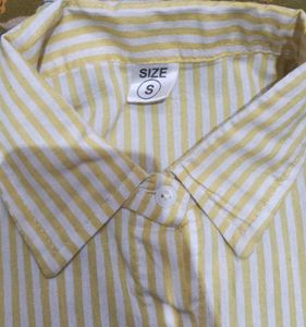 Classic Striped Button-Up Shirt